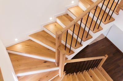 Completed Wooden Stairs
